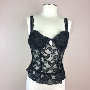 Sexy Marilyn Monroe 36C black lace bodice Lingerie